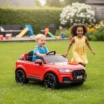 AUDI Q7 RED - Masină de jucărie cu baterie AUDI Q7 RED - Masină de jucărie cu baterie