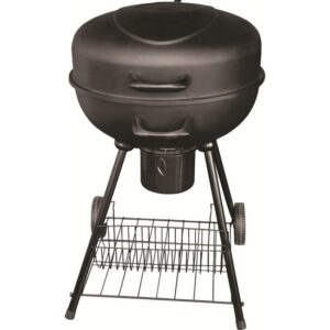 Gratar de gradina HECHT Merida, diametru 53.3 cm, din otel inoxidabil, cu roti