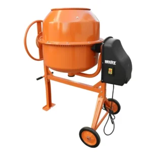 Betoniera HECHT 2141, motor electric, putere 650 W, capacitate 140 litri