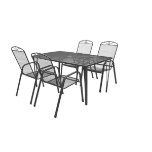 Mobilier pentru gradina Hecht navassa set 4 contine 1 masa si 4 scaune