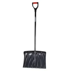 Lopata pentru zapada HECHT 460GT, din plastic, coada otel, dimensiuni 131 x 46 cm, coada de otel