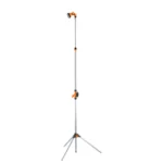 Dus cu tija telescopica HECHT 00202, lungime 172 - 229 cm, material polipropilena, culoare argintiu/portocaliu