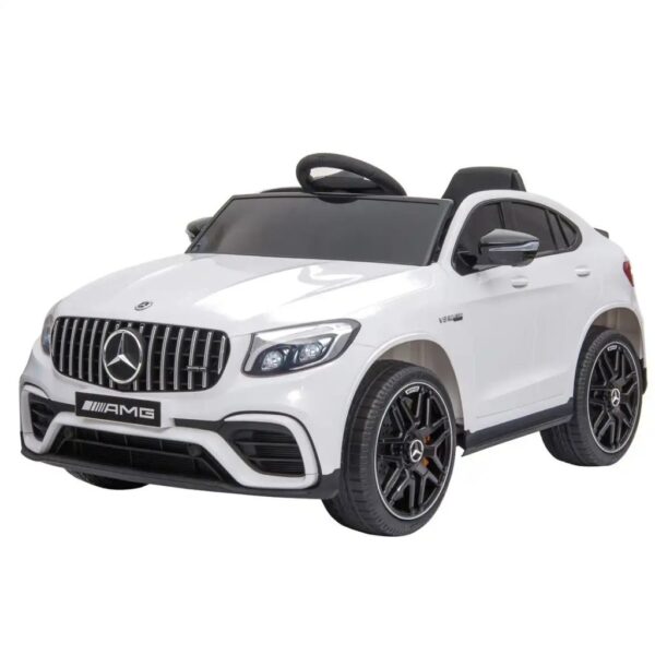 MERCEDES-BENZ GLC 63 S WHITE - Masina cu baterie MERCEDES-BENZ GLC 63 S WHITE - Masina cu baterie