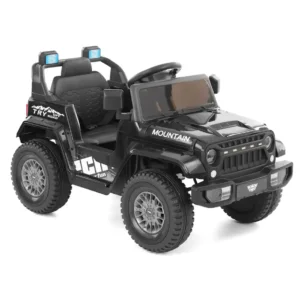 Masina cu baterie, HECHT56189BLACK, pentru copii 3-8 ani, 5 km/h, maxim 25 kg