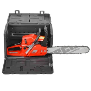 Drujba pe benzina HECHT 50 Box, motor 2 timpi, putere 2.9 CP, capacitate cilindrica 50 CC, lungime lama 40 cm, cu geanta