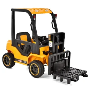 Stivuitor de jucarie cu baterie - HECHT52108YELLOW, 10 Ah, 3-8 ani, greutate maxima 30 kg,40 W